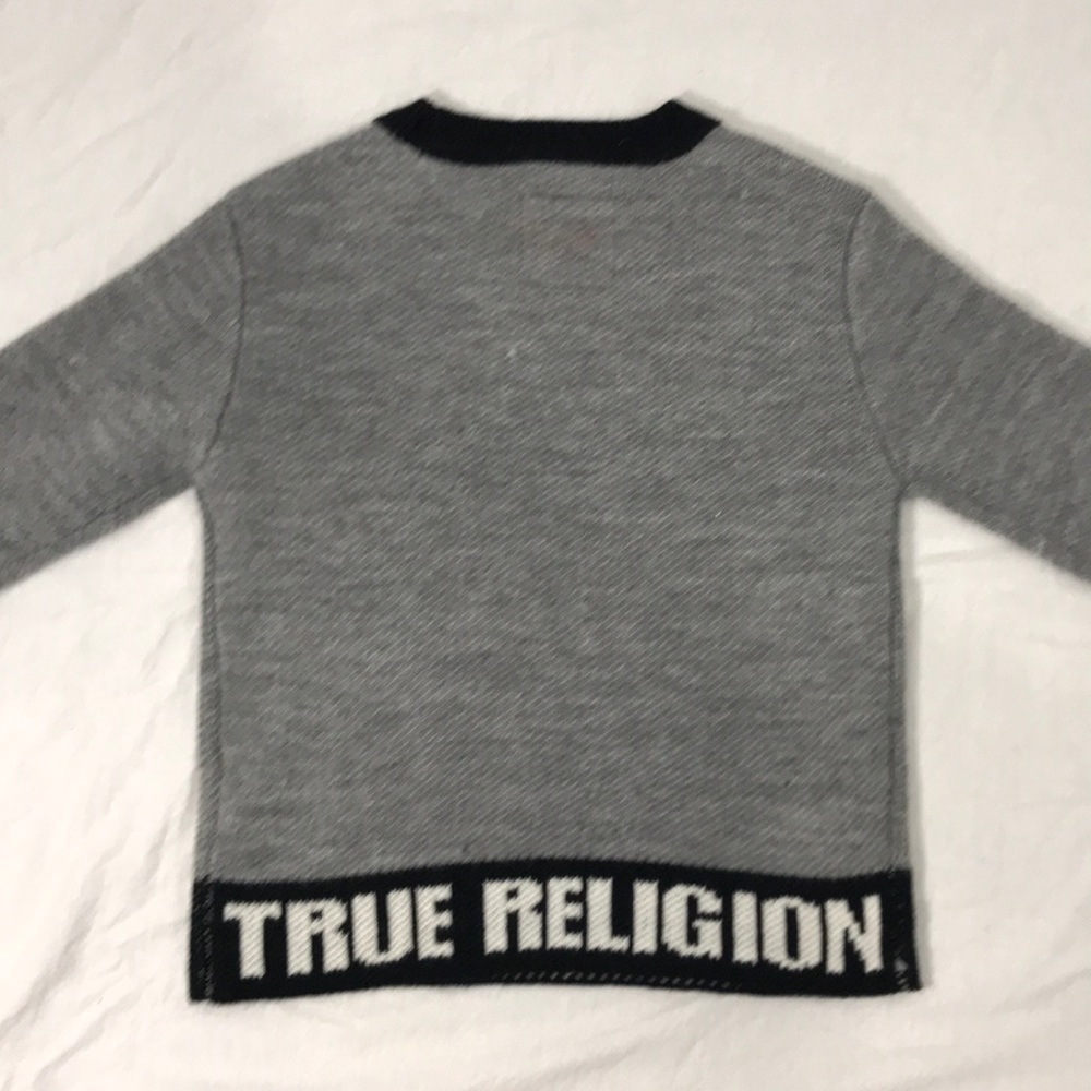 True Religion Horseshoe Patch Pullover Sweater - Picture 4 of 7